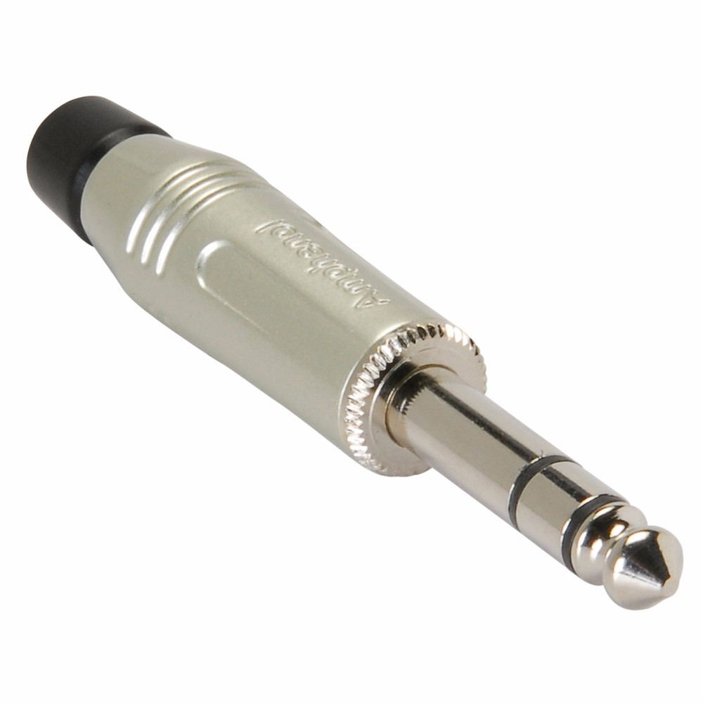 Amphenol – ACPS-GN – TRS Straight Stereo Phone Plug Connector – Satin