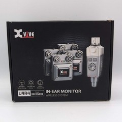 XVIVE U4R4 In-Ear Monitor Wireless System w/ 4 Receivers Transmitter 2.4GHz