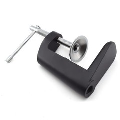 MARRTEUM Heavy-duty Metal Table Mount Clamp C Shape Clip Bracket for Black