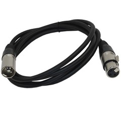 HQRP 6ft 3-pin XLR M to XLR F Cable for Audio-Technica AT875R AT2020 AT2035