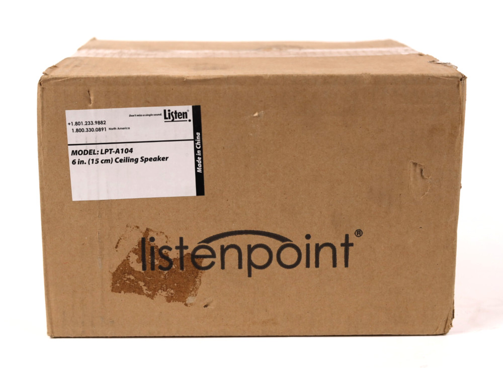 Listen Technologies LPT-A104 Plenum-Rated Ceiling Speaker (6″) p821
