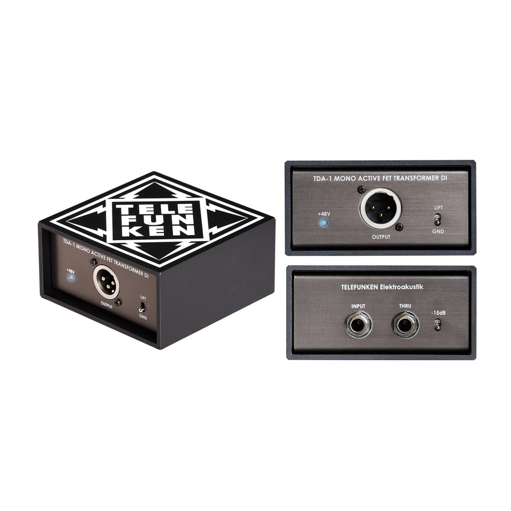 TELEFUNKEN Elektroakustik TDA-1 Mono Active Direct Box