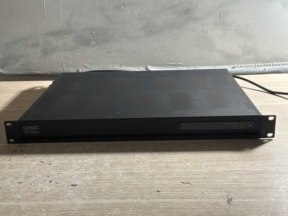 QSC MP-A20V Multi-Channel Amplifier FlexAmp technology Hi-Z / Lo-Z amp/JUA3456