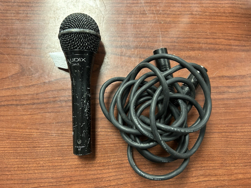 Audix OM2 Dynamic Hypercardiod Microphone UNTESTED