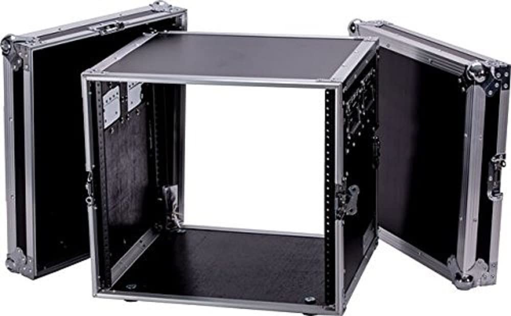 DEEJAY LED High-Performance Fly Drive 10u Rack DJ Amplifier Case with 18-Inch