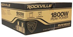 Rockville RVW1800P8 1800w 18″ Raw DJ Subwoofer 8 Ohm Sub Woofer 107OZ Magnet