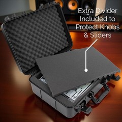 Customizable 16″ DJ Mixer Hard Case for Travel – Organize Your Gear Effortlessly