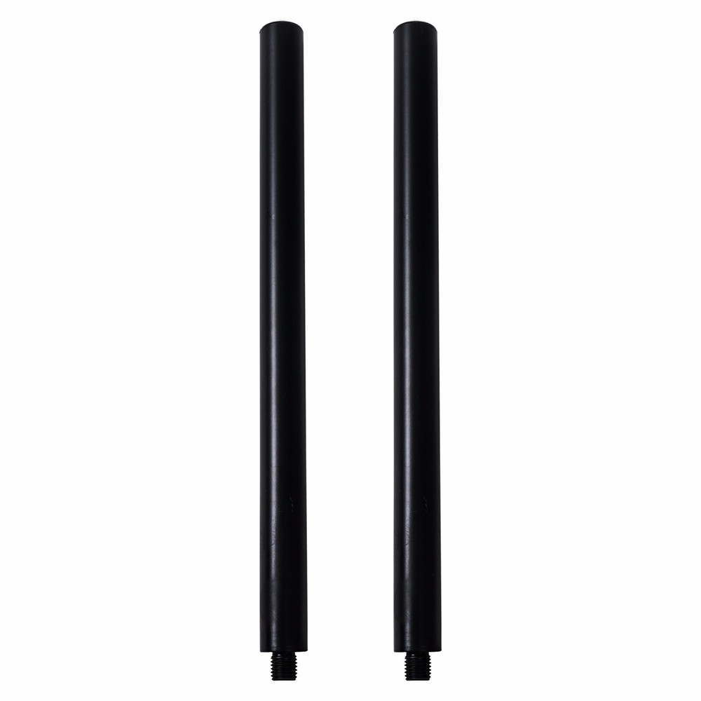Sound Town Subwoofer/Speaker Extender Poles, M20 Threading, Black STSD-M20B-PAIR