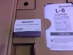Zoom LiveTrak L-8 Portable Podcast 8-Track Multitrack Recorder
