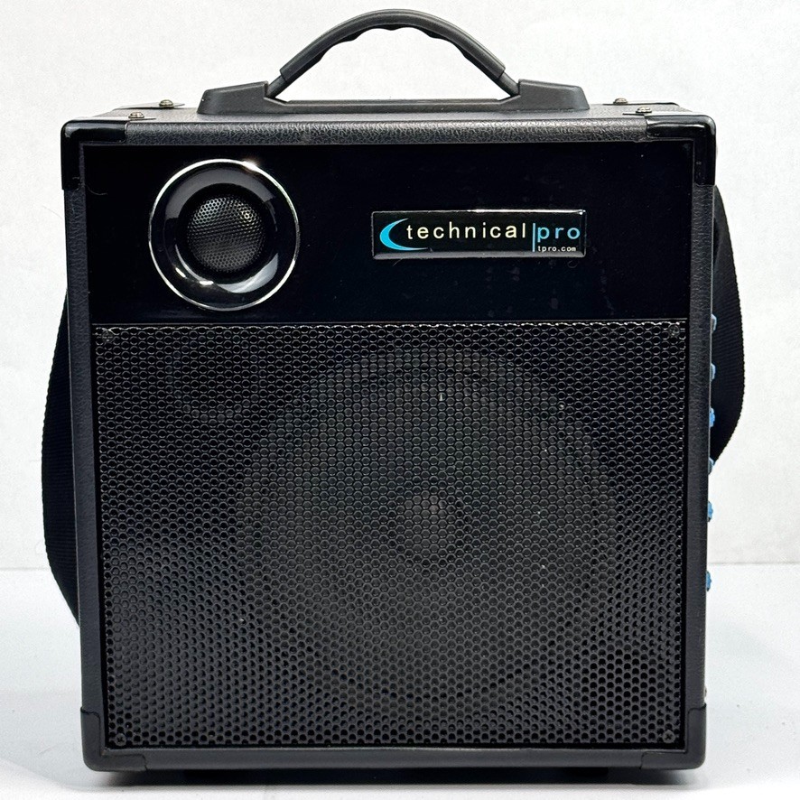 Technical Pro WASP400 Portable Powered PA Speaker Box Mobile Aux USB SD – No Mic