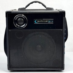 Technical Pro WASP400 Portable Powered PA Speaker Box Mobile Aux USB SD – No Mic