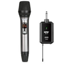SGPRO Multiple-Purpose Wireless Microphone Set Compact Receiver Mute Function