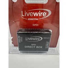 Livewire SPDI Passive Direct Box Black New Open Box Attenuation Ground Lift