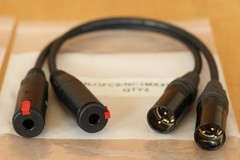 bundle XLR male female to TRS-jacks NJ3FC6-BAG to NC3MXX-B NC3FXX-B Mogami W2549