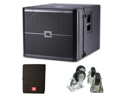 JBL VRX918SP 18″ Active Powered Flyable Subwoofer Sub + Cover + Casters