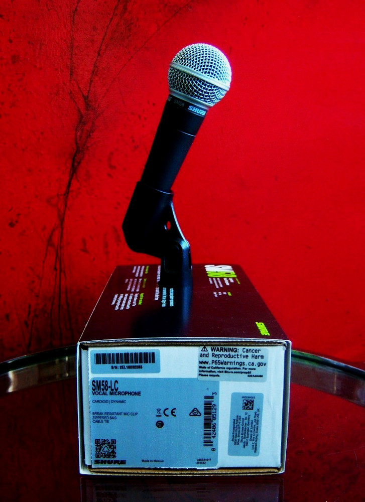 2026 Shure SM58 cardioid dynamic microphone Low Z w accessories NOS SM57 # 5