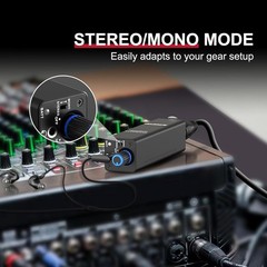 P2 Portable In-Ear Monitor Amplifier with Mono/Stereo Switch, Personal IEM Sy…