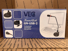(SEALED) SOUND TECH GN-USB-2 PRO NOISE CANCELLING GOOSENECK STEREO MICROPHONE