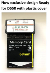 Roland D550 Memory Card with Original Patches 00-05 + 11 x 256MRAM