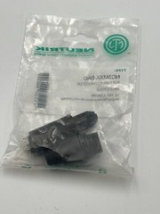 (2Pack) Neutrik Male 3 Pole Male Cable Connector Black-chrome/Silver #NC3MXX-BAG