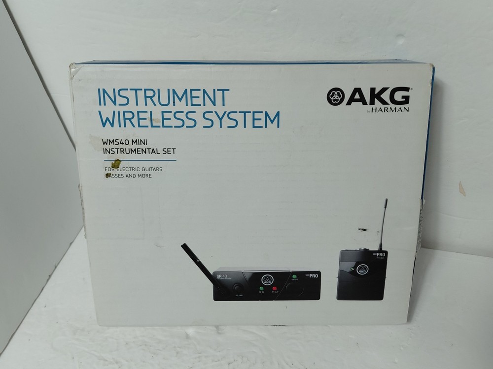 AKG Pro Audio WMS40 MINI Instrumental Set Band US 45A Wireless System – NEW