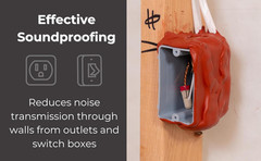 Soundproofing Putty Pads – 10 Pack, Easy Peel & Stick Noise Reduction