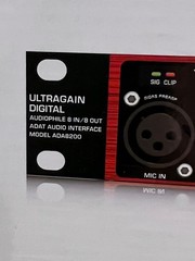 Behringer Ultragain Digital ADA8200 Audiophile 8 In/8 Out ADAT Audio Interface