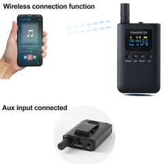 Wireless Tour Guide System,Long Range 200m/656ft,Upgraded Noise Reduction,Cla…