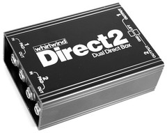 Whirlwind DIRECT2 – 2-channel Passive Instrument Direct Box