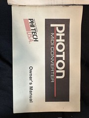 K-Muse Phi Tech PHOTON Midi Original Manual And Tips Tricks Book