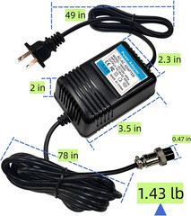 for Alesis MultiMix 8 USB FX – 8 Power Adapter,Compatible with Alesis MultiMix 8
