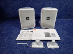 NEW JBL Control 23-1-WH Ultra-Compact In/Outdoor Two Way 3″ Speaker Pair WHT R11