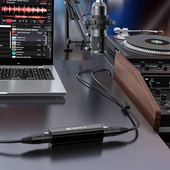 DigitalLife XLR-A600 Ground Loop Isolator Passive XLR 3-Pin M/F 1:1 Black