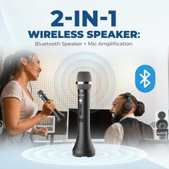 Bluetooth Microphone Wireless Voice Amplifier, Professional Intelligent Noise
