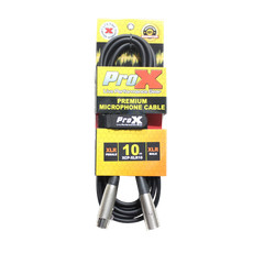 Pro X 10 Ft. Balanced XLR3-F to XLR3-M Premium Audio Microphone Cable