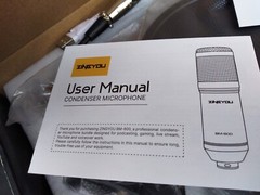 ZINGYOU Condenser Microphone (Silver Black) Bundle BM-800 Mic Kit NIB (RW)