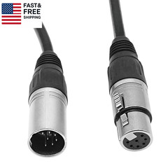 7 Pin XLR Cable, Microphone Cable 7 Pin XLR Male to Female Connector for Micro