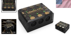 Plug-and-Play USB MIDI Interface: 3-in-3-Out for Seamless Music Production