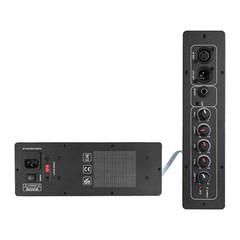 Sound Town 10″ 600W Powered PA DJ Stage Monitor Floor Speakers METIS-10MPW-PAIR