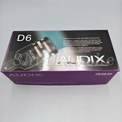 Audix D6 Professional Dynamic Kick Drum Microphone for Stage Studio US