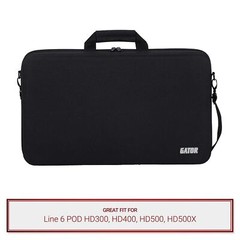 Gator Cases Molded EVA Case fits Line 6 POD HD300, HD400, HD500, HD500X