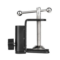 Adjustable C-shaped Arm Stand Clamp Desk Mounting Clamp + Screw for Microphone