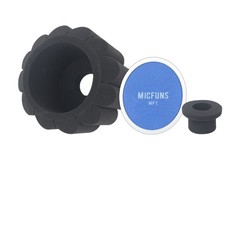 Micfuns MF2 Microphone Windscreen Pop Filter,Side Cutout 45-60-mm Small