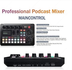 Home Studio Mixing Console Live Studio Audio DJ Sound Mixer Condenser Microphone