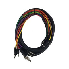 Cable Up CU/SU303 10′ 1/4″ TS Male to RCA Male Audio Snake (8-Channel)