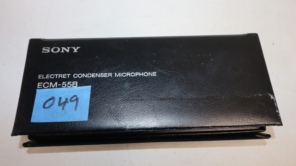 Sony ECM-55B Electret Condenser Omnidirectional Lavalier Microphone W/Box (049)