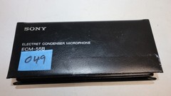 Sony ECM-55B Electret Condenser Omnidirectional Lavalier Microphone W/Box (049)