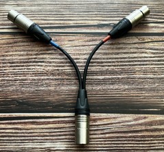 Dual Mono XLR-F to Stereo XLR-M Cable (Behringer P2, PM1, ART HP1, FZone P4)