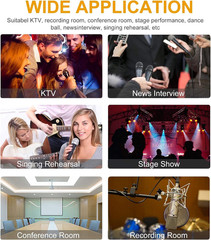 200Pcs Disposable Microphone Cover, Non-Woven Elastic Band Handheld Mic Covers,