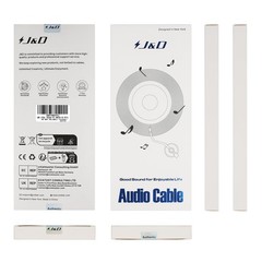 Audiowave Series 9FT Tangle-Free TRS to RCA Stereo Cable – Crystal Audio Quality